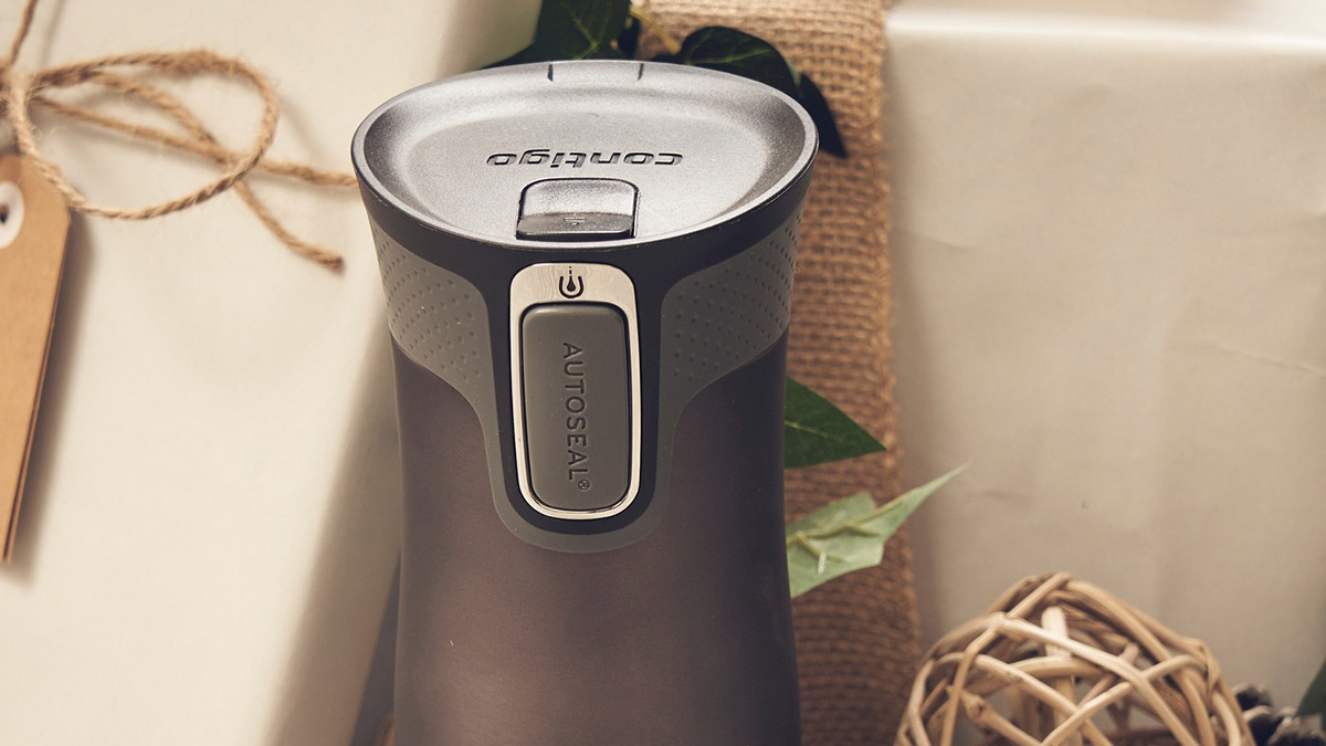 Contigo West Loop 2.0 - szczelny kubek termiczny o pojemności 470 ml - kolor: Gunmetal Matte (grafitowy)